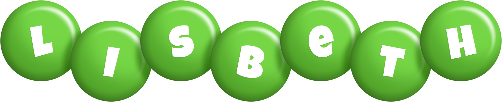 Lisbeth candy-green logo