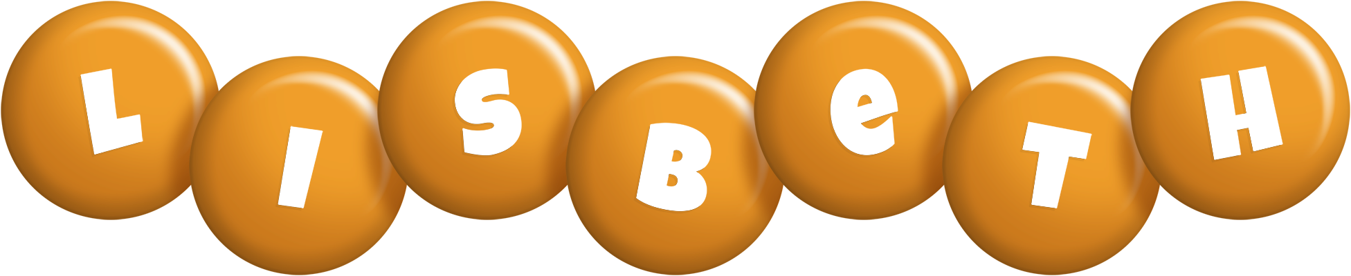 Lisbeth candy-orange logo