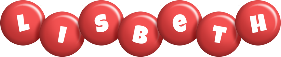Lisbeth candy-red logo