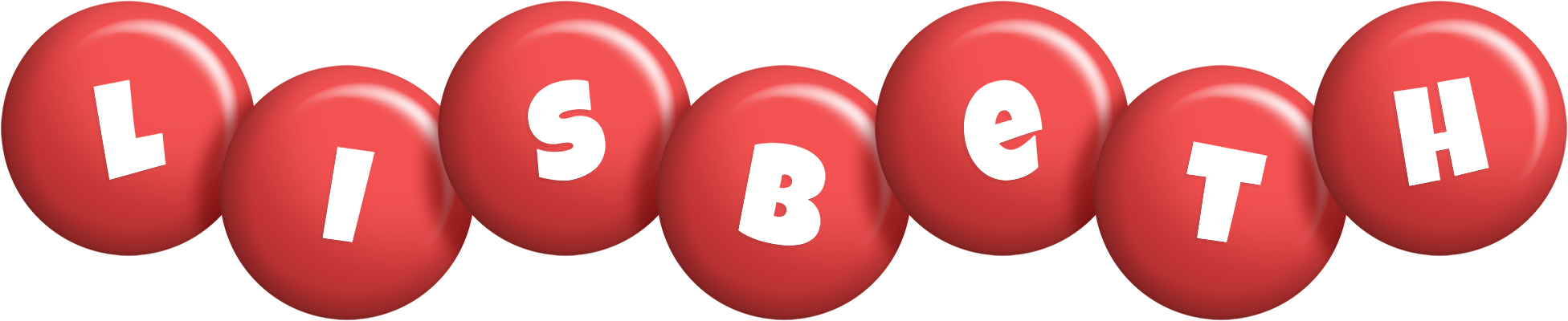 Lisbeth candy-red logo