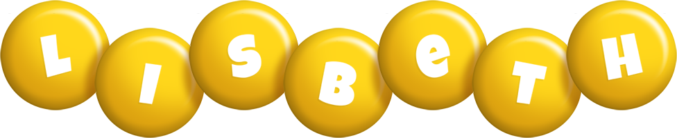 Lisbeth candy-yellow logo