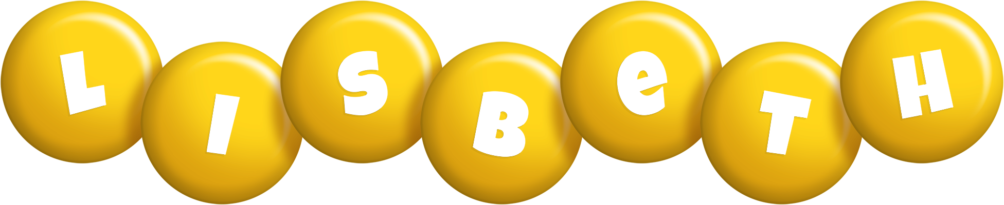 Lisbeth candy-yellow logo