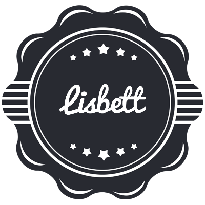 Lisbett badge logo