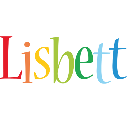 Lisbett birthday logo
