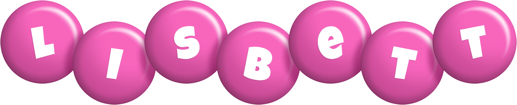 Lisbett candy-pink logo