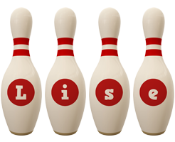 Lise bowling-pin logo