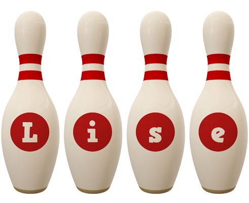Lise bowling-pin logo