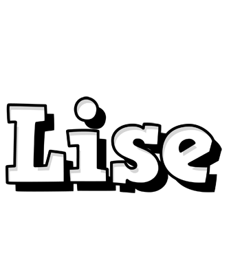 Lise snowing logo