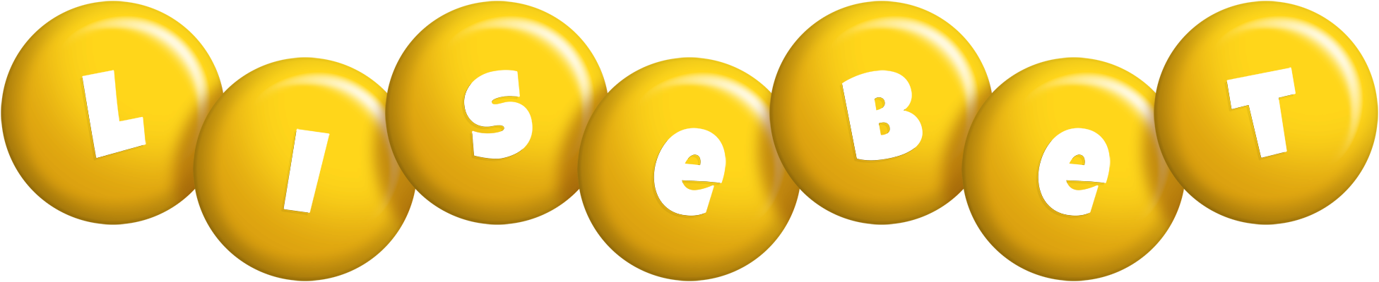 Lisebet candy-yellow logo