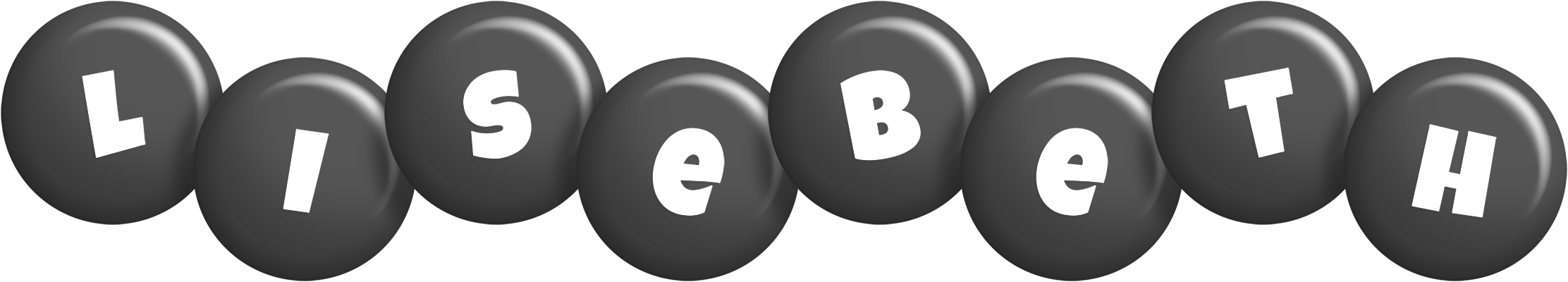 Lisebeth candy-black logo