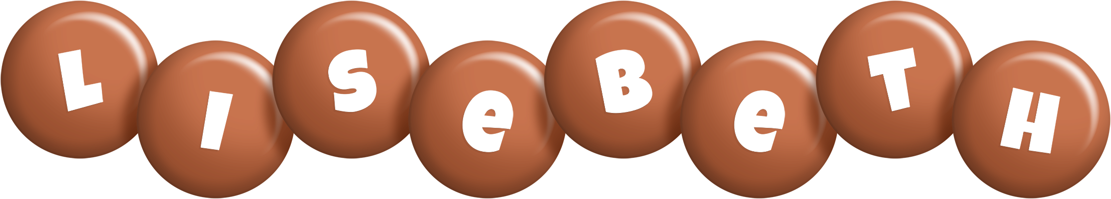 Lisebeth candy-brown logo