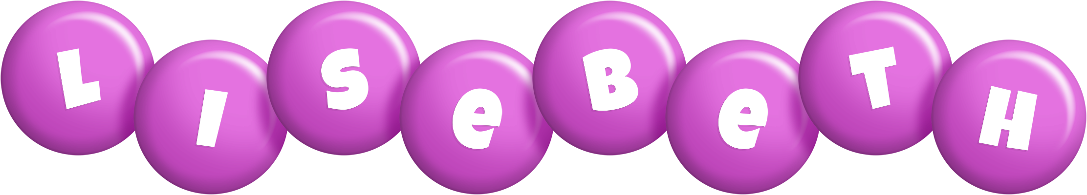 Lisebeth candy-purple logo
