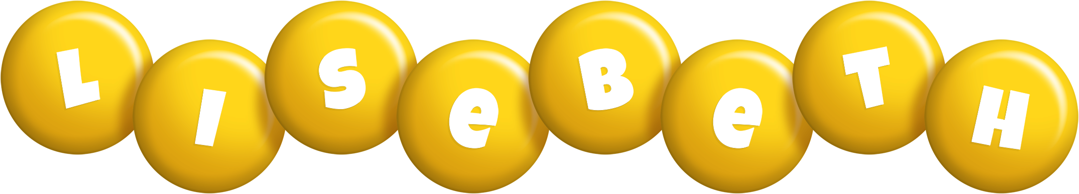 Lisebeth candy-yellow logo