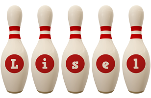 Lisel bowling-pin logo