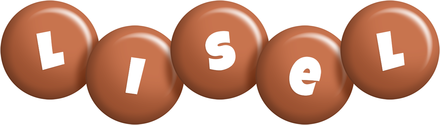 Lisel candy-brown logo