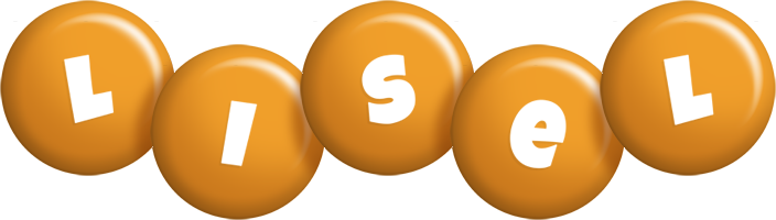 Lisel candy-orange logo
