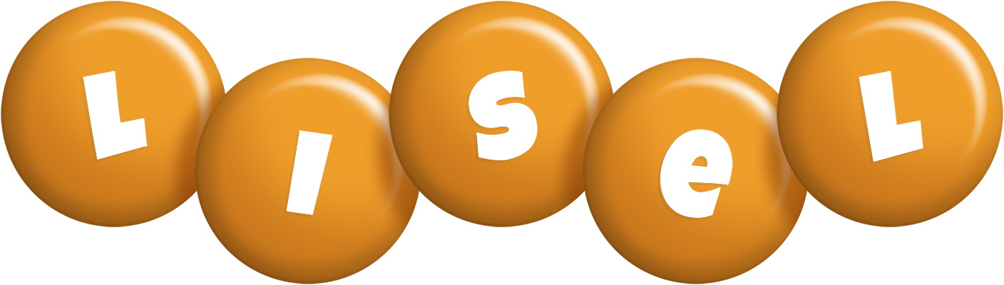 Lisel candy-orange logo
