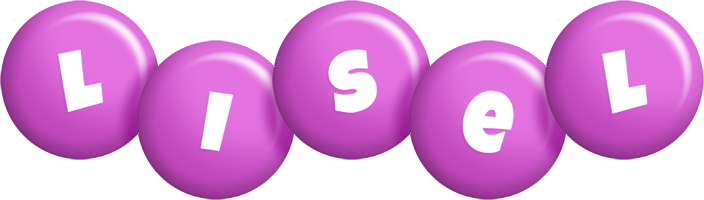 Lisel candy-purple logo