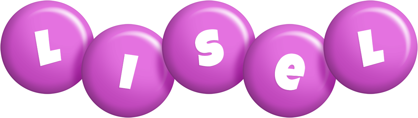 Lisel candy-purple logo