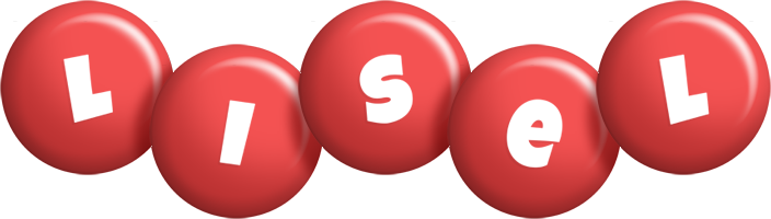 Lisel candy-red logo