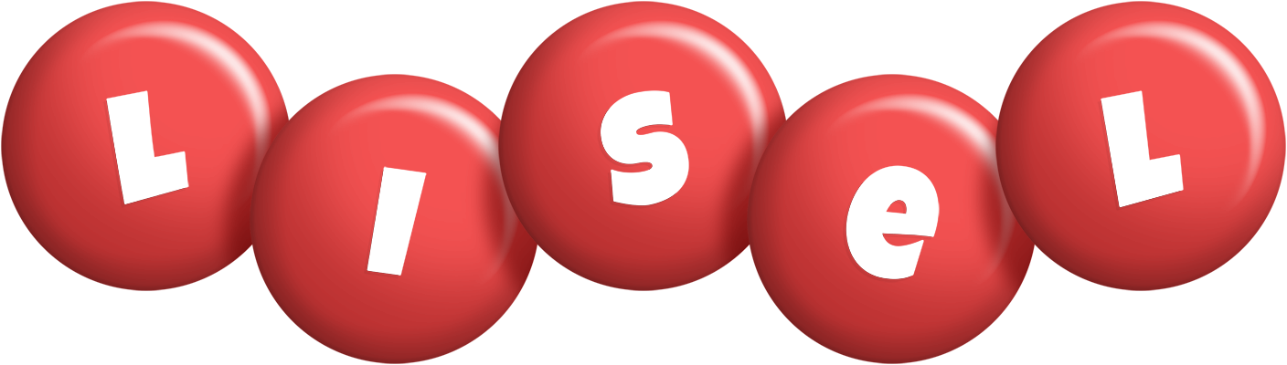 Lisel candy-red logo