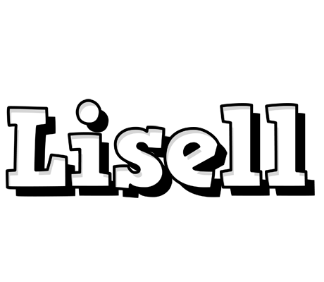 Lisell snowing logo
