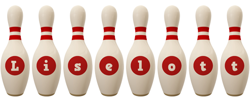 Liselott bowling-pin logo