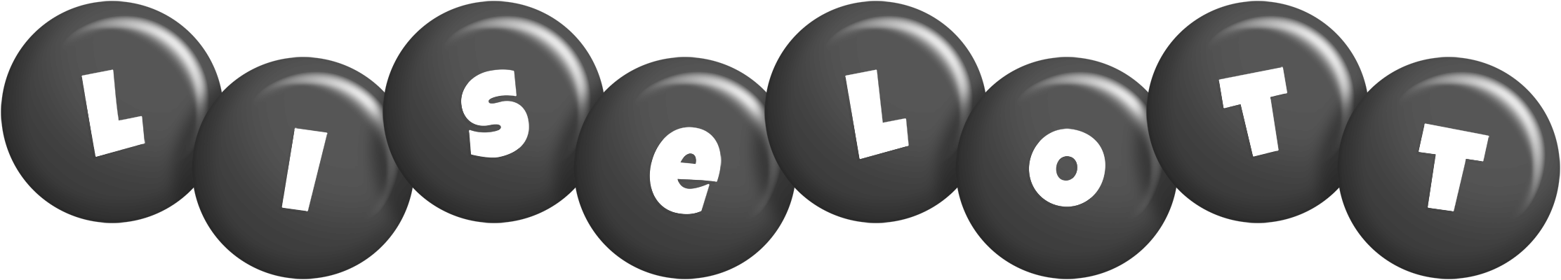 Liselott candy-black logo