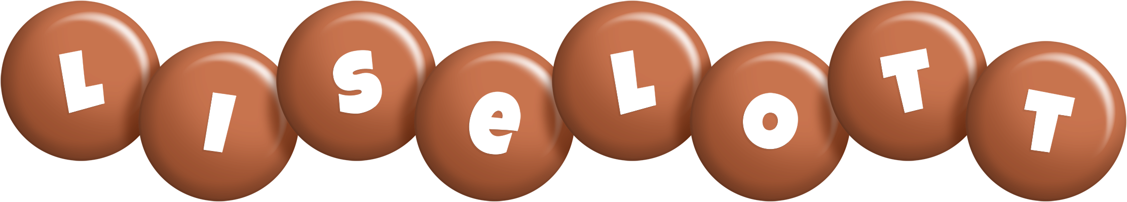 Liselott candy-brown logo