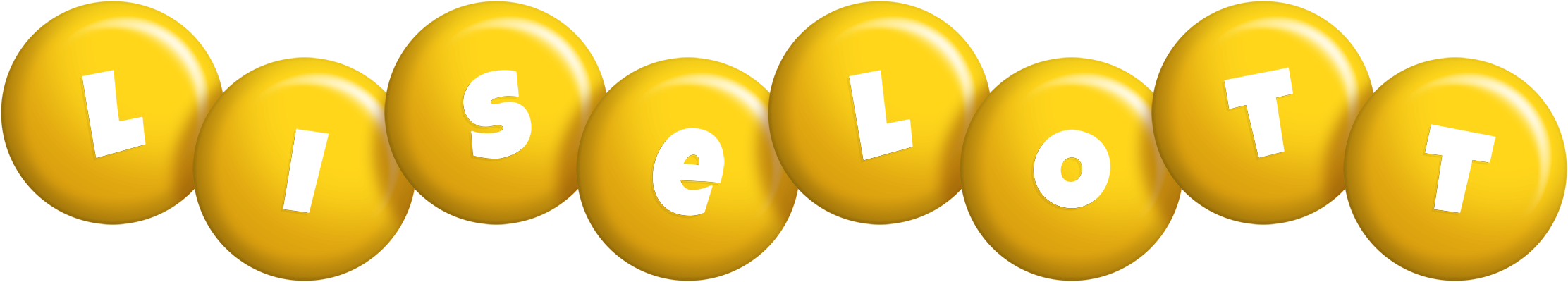 Liselott candy-yellow logo