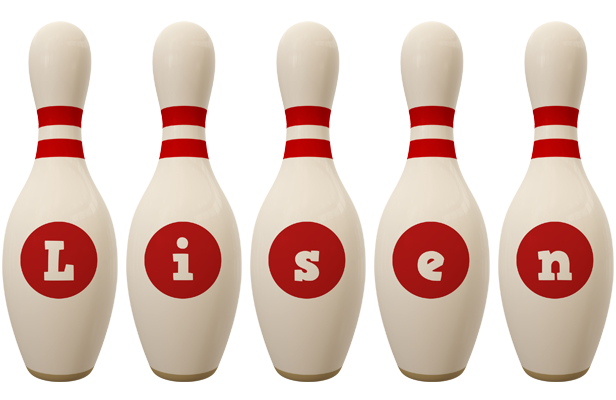 Lisen bowling-pin logo