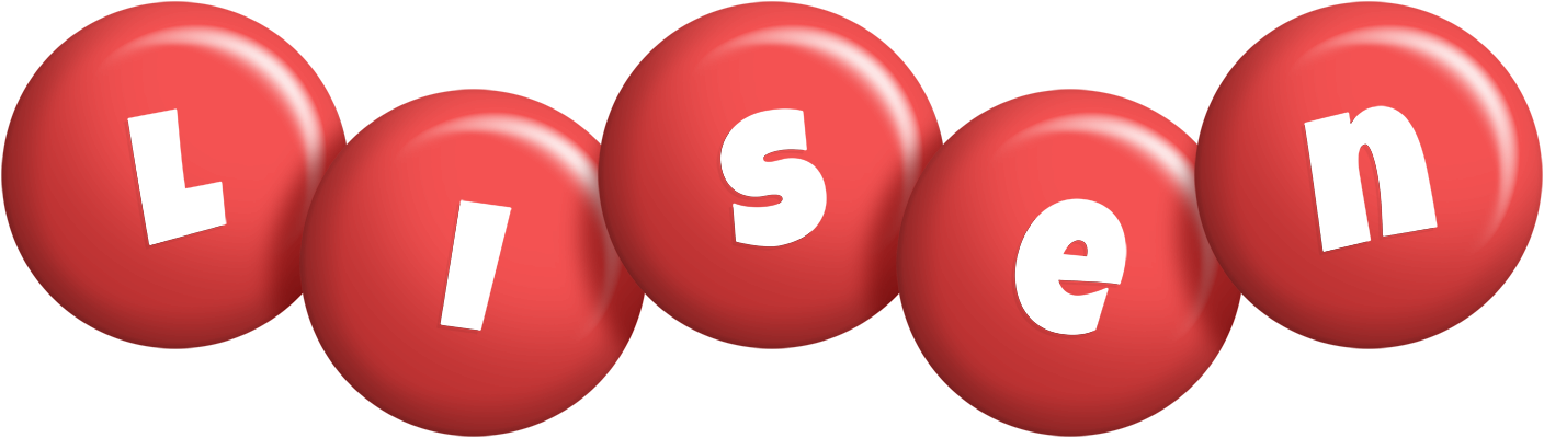 Lisen candy-red logo