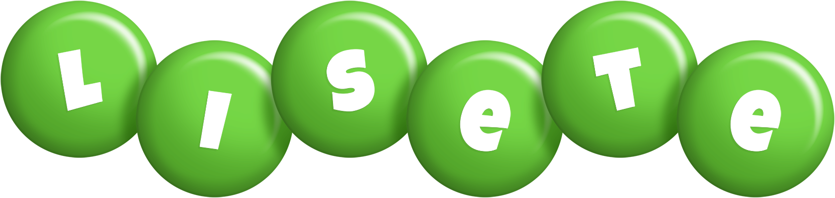 Lisete candy-green logo