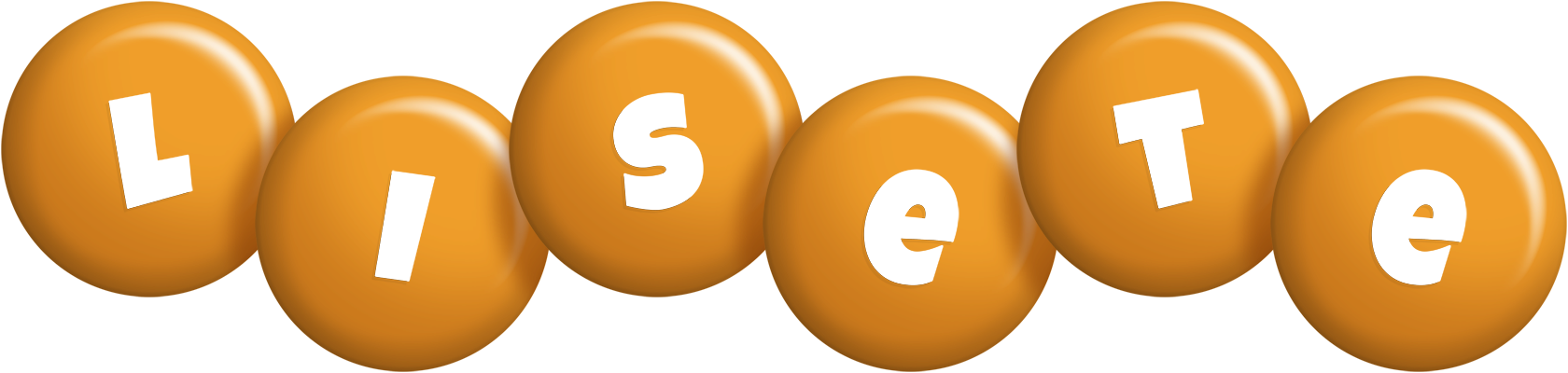Lisete candy-orange logo
