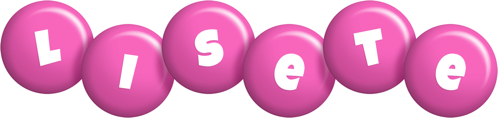 Lisete candy-pink logo