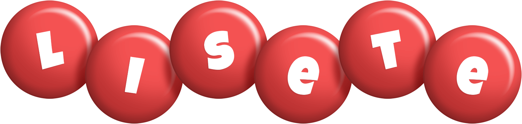 Lisete candy-red logo
