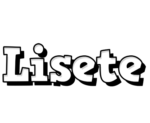 Lisete snowing logo