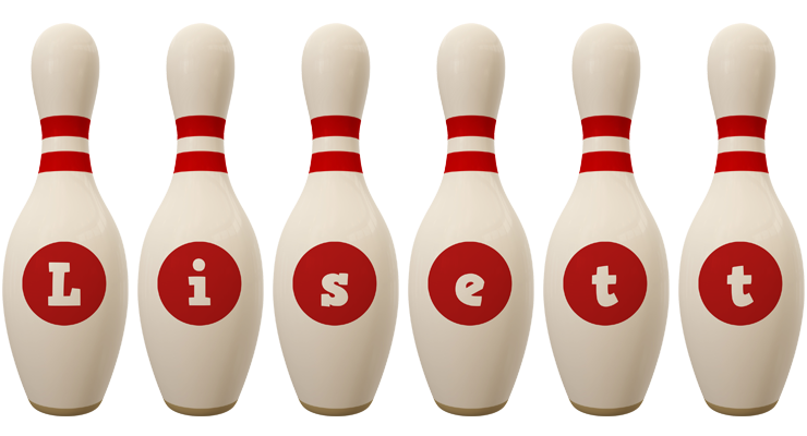 Lisett bowling-pin logo