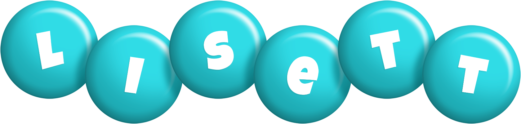 Lisett candy-azur logo