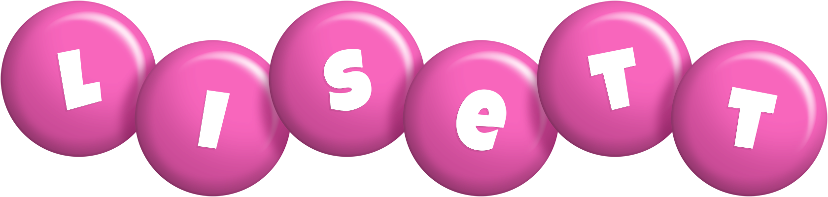 Lisett candy-pink logo