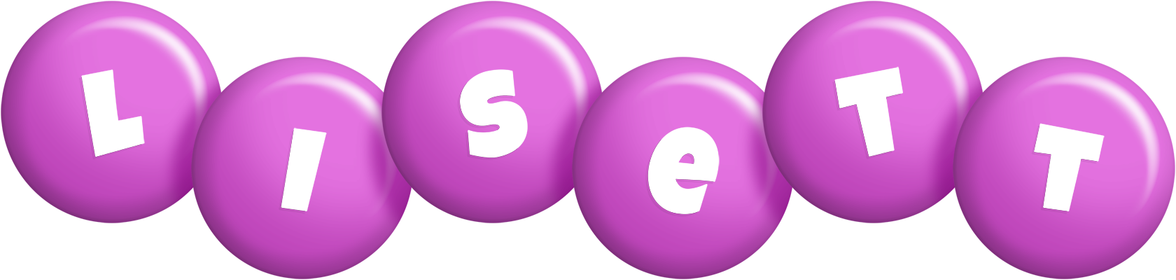 Lisett candy-purple logo