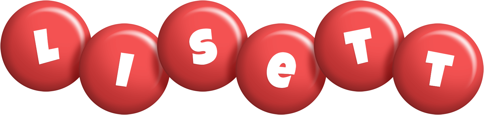 Lisett candy-red logo