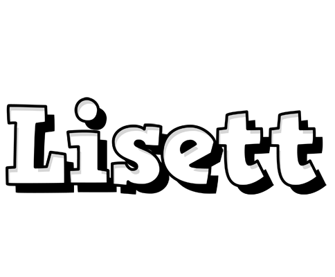 Lisett snowing logo