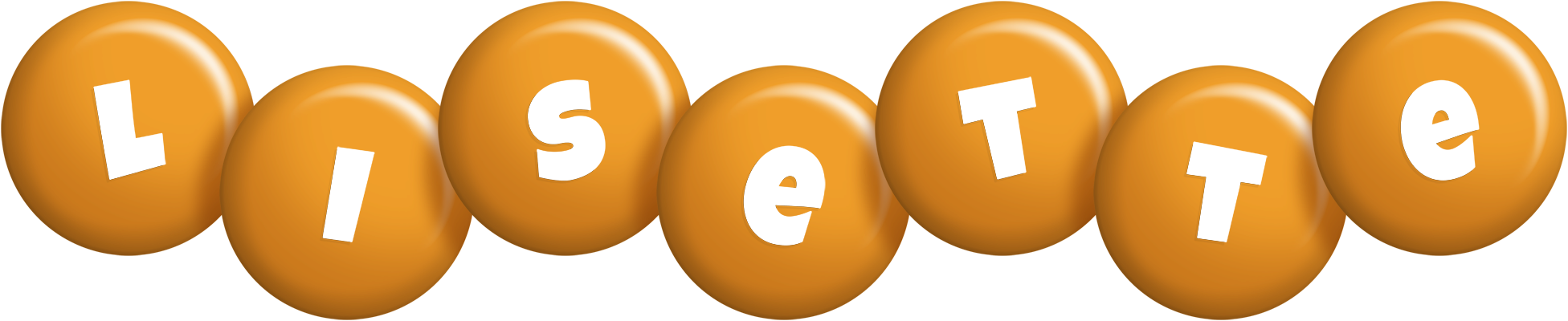 Lisette candy-orange logo