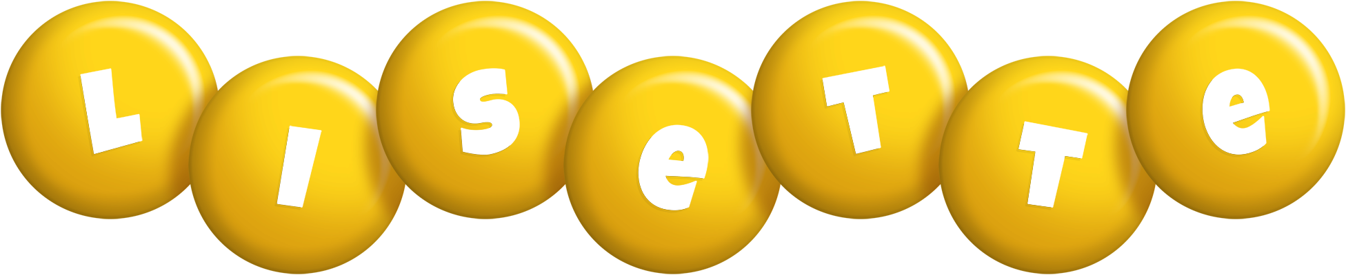 Lisette candy-yellow logo