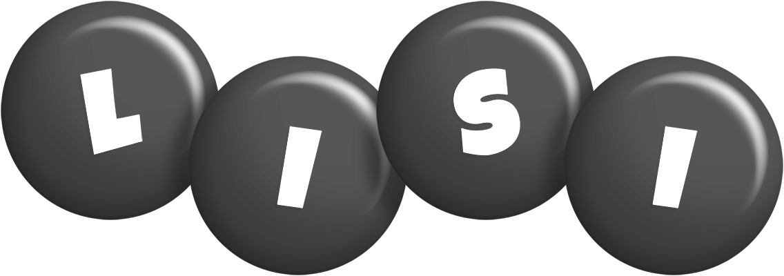 Lisi candy-black logo