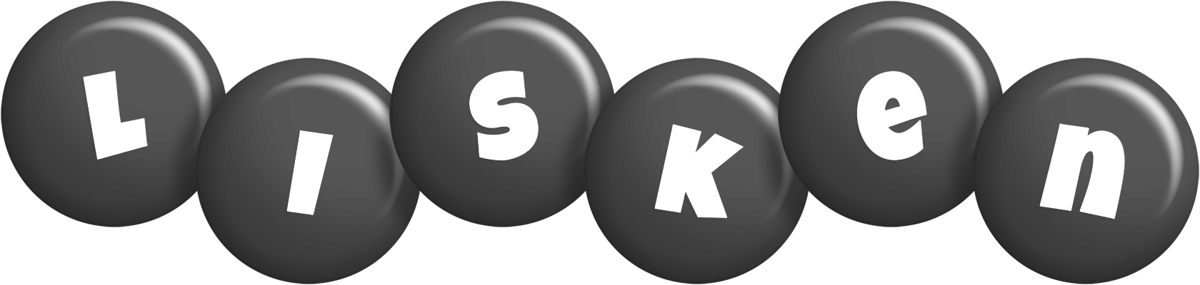Lisken candy-black logo