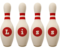 Liss bowling-pin logo