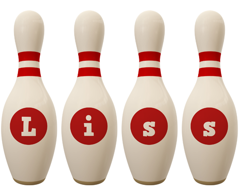 Liss bowling-pin logo