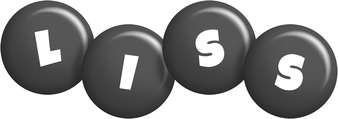 Liss candy-black logo
